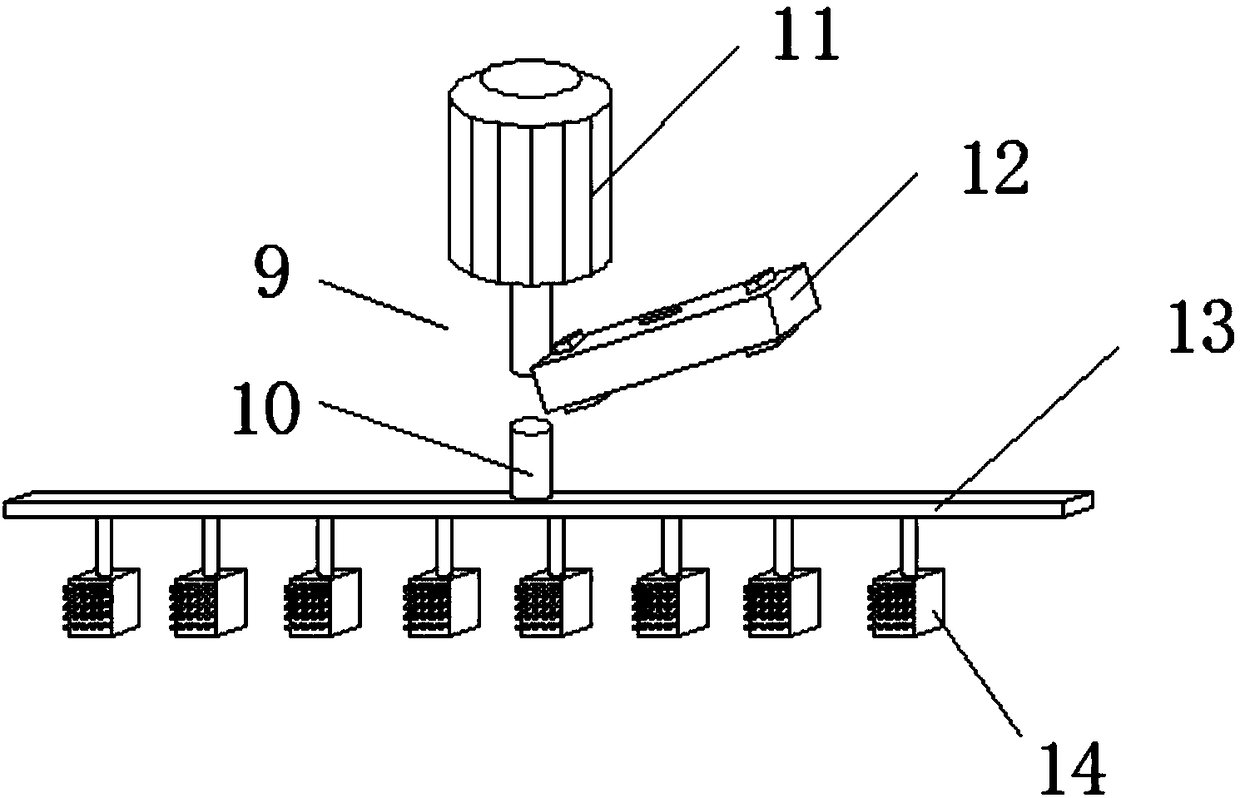 Automatic mining dust removal apparatus