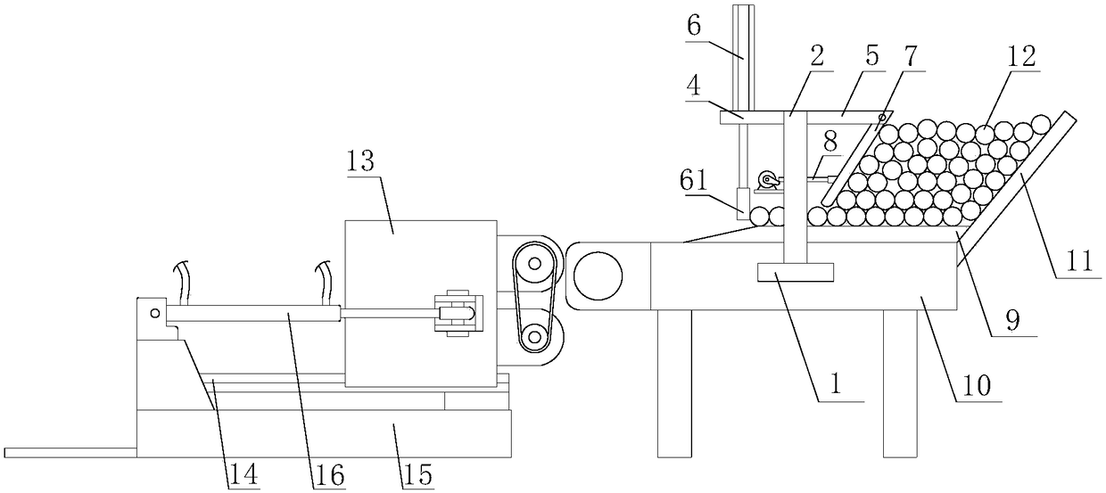 Feeding device of wood rounding machine and operation method of feeding device