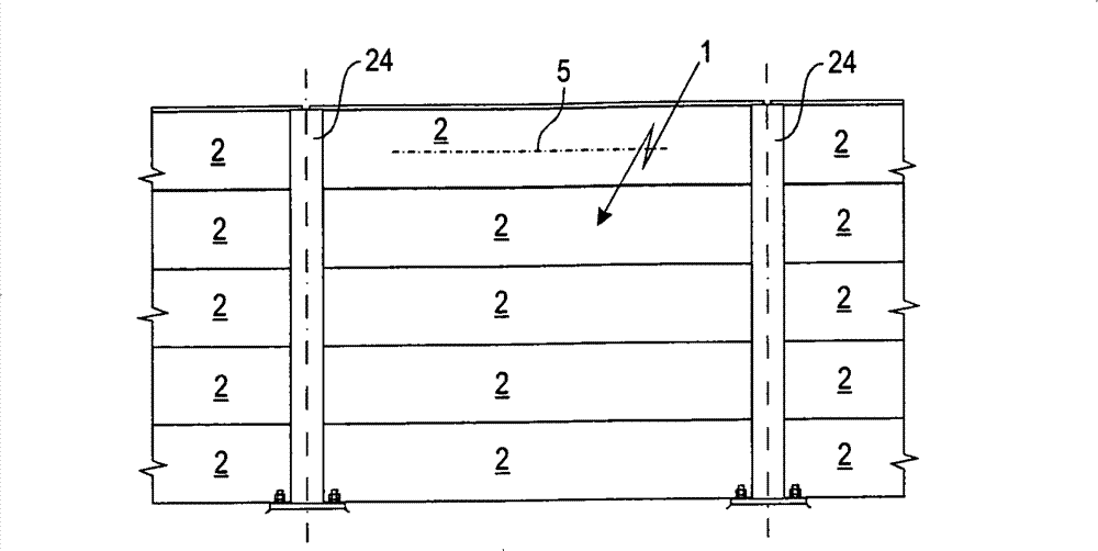 Noise barrier especially for a high-speed railway line