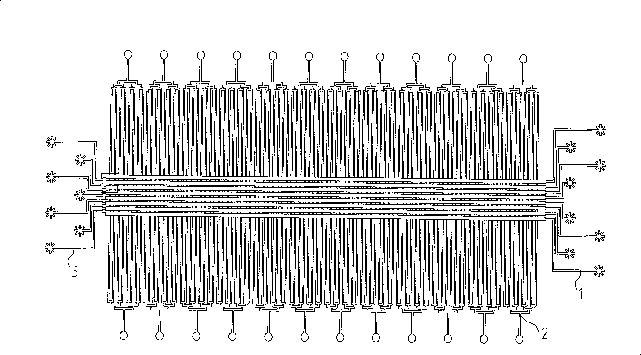 Multiple channel micropump apparatus and drive method