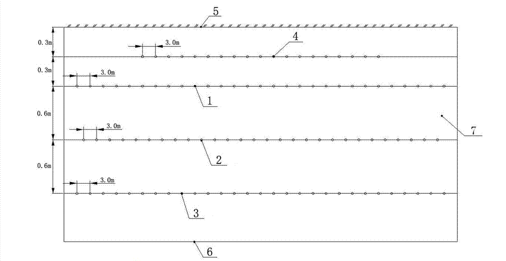 Deep hole pre-grouting top plate reinforcement method for large-mining height working face under special geological conditions