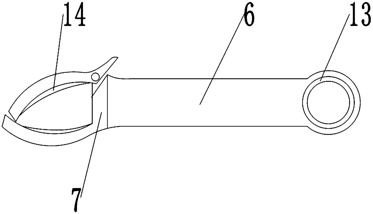 Plum planting device and use method thereof