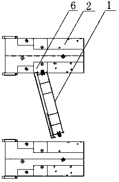 Hoisting method used for hydraulic-opening-closing down-hole-type double-hoisting-point arc-shaped gate