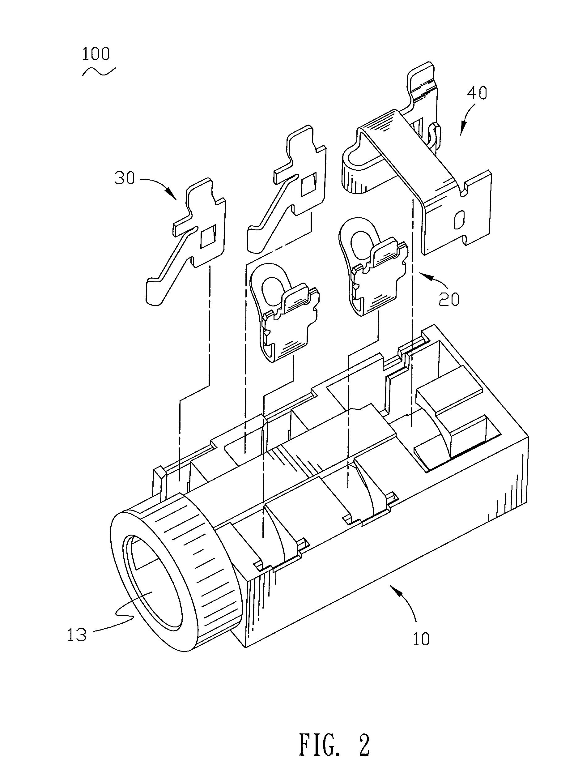 Audio jack connector