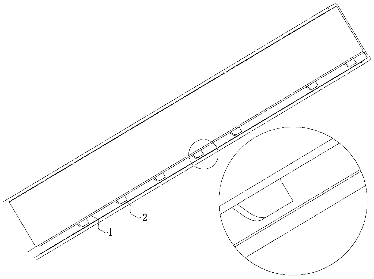 Refrigerator thin-wall door end cover and refrigerator