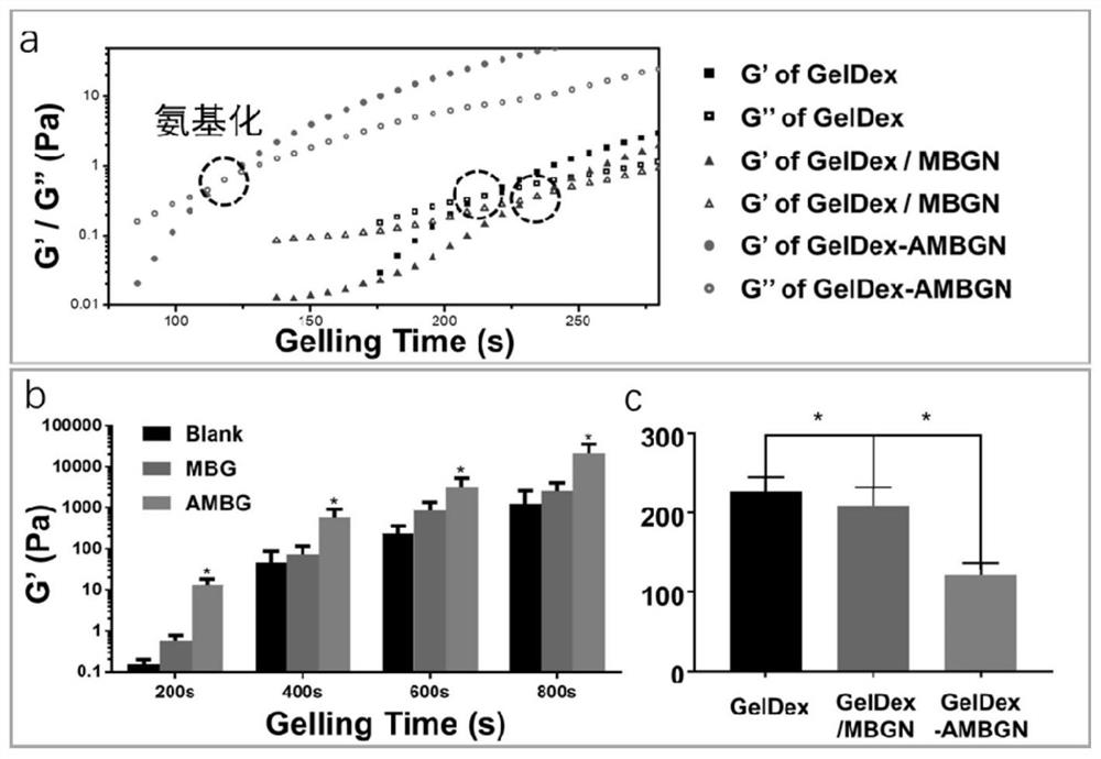 A gelatin-based bone tissue adhesive, its preparation method and application