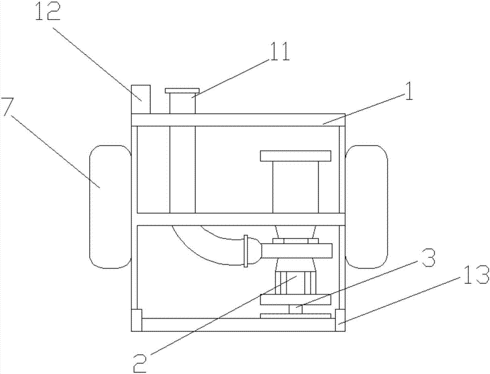 Quick water draining and injecting device for ballast tank