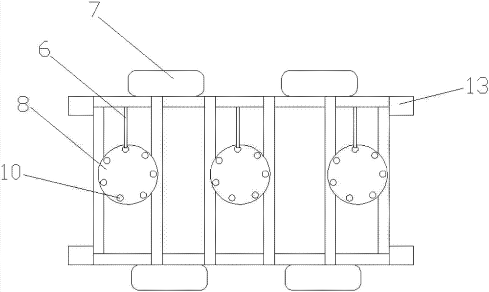 Quick water draining and injecting device for ballast tank