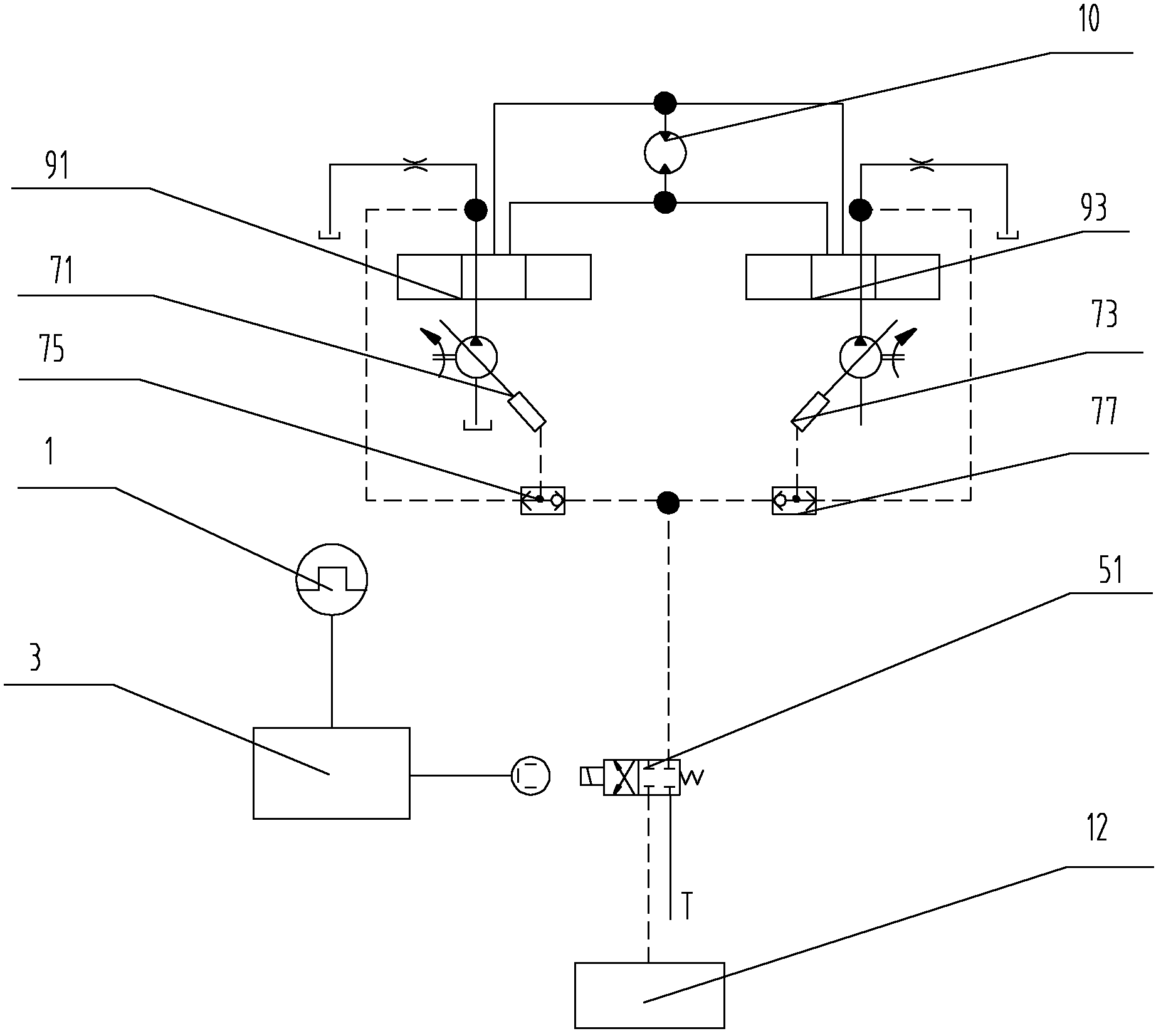 Rotary drilling rig and main winch placing down speed control device thereof