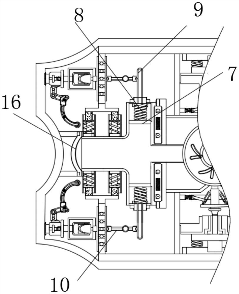 Sweeping robot auxiliary framework capable of preventing suction force from being reduced and preventing storage capacity from being increased