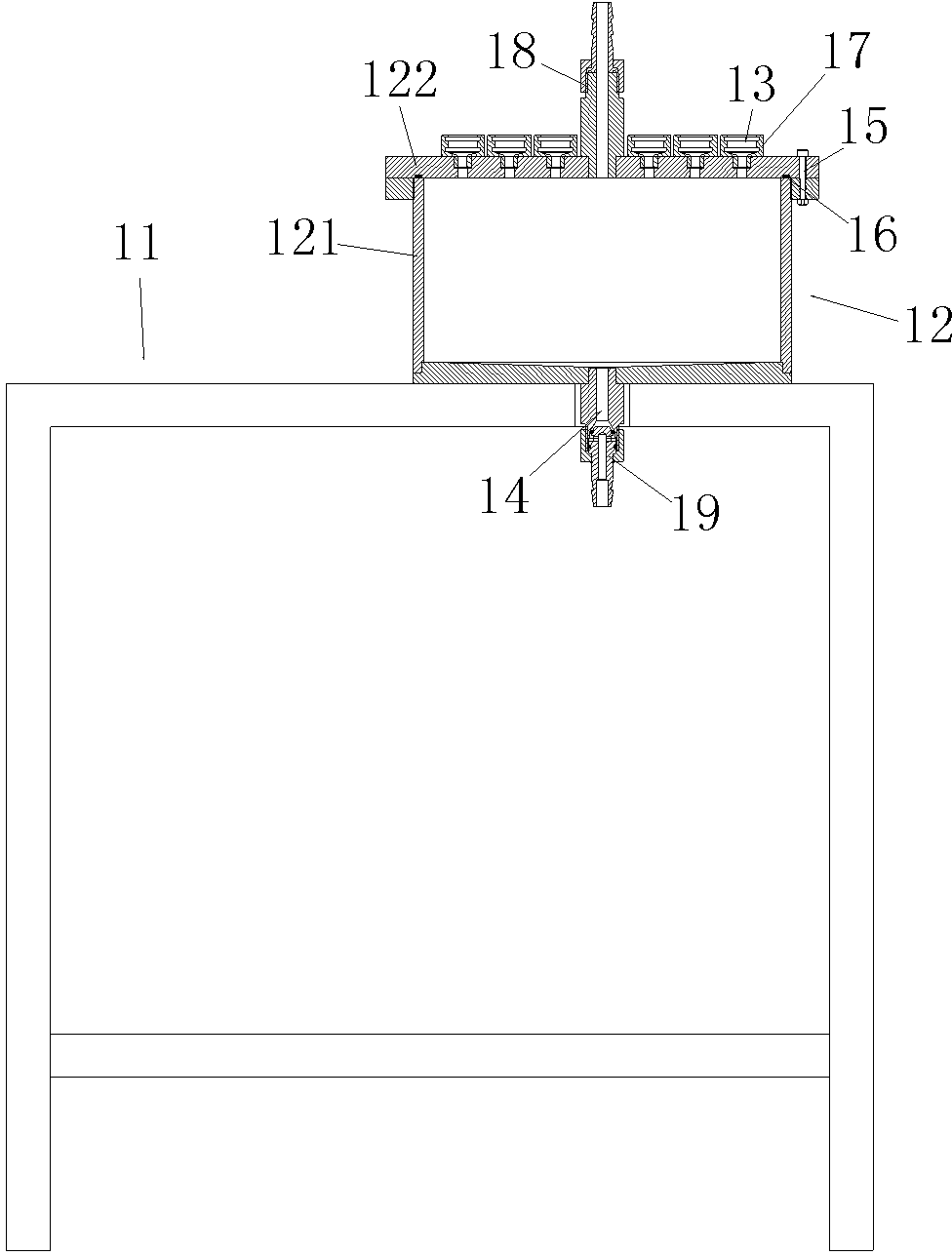 Organic carbon negative-pressure drip-washing device