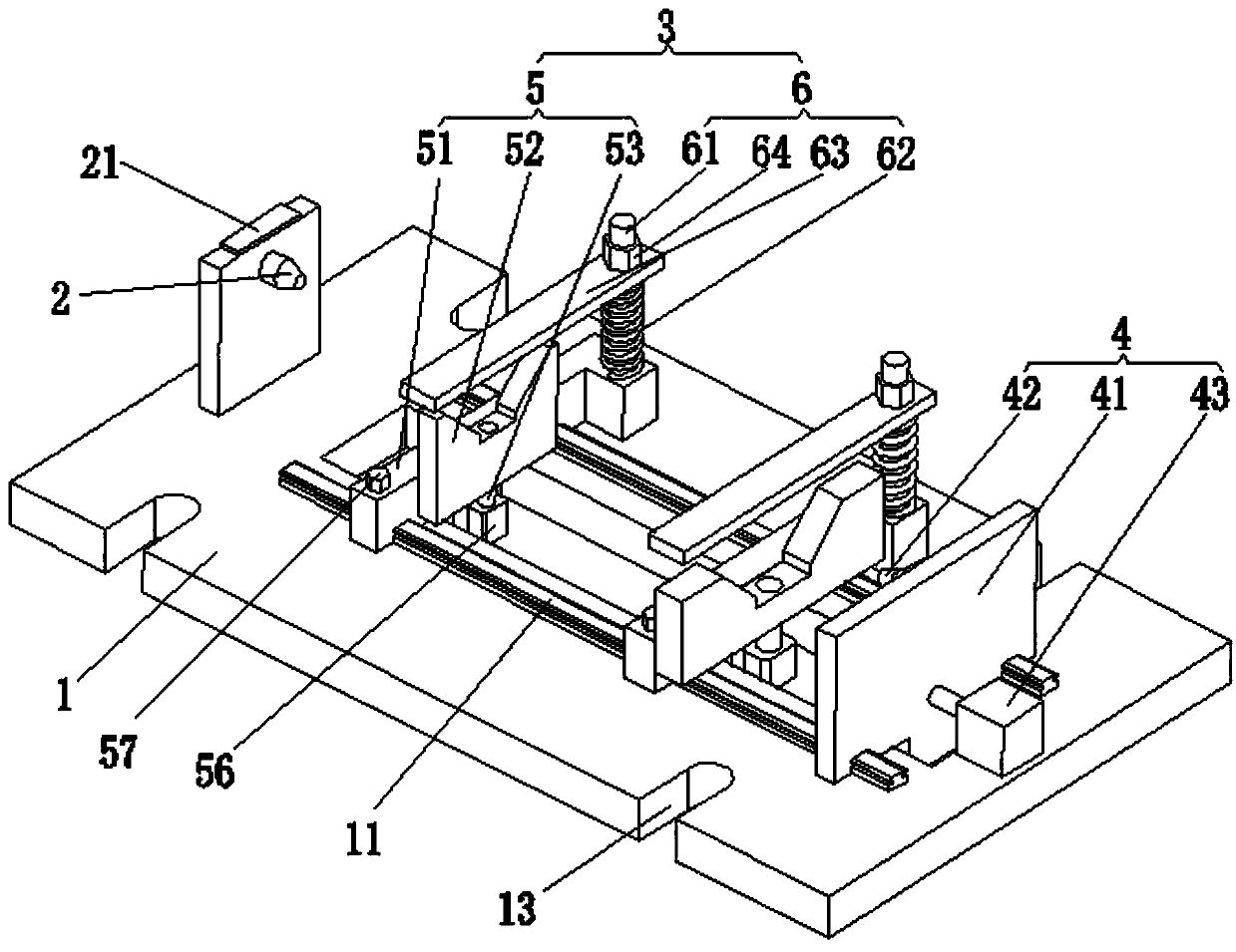 Shaft milling key slot fixture