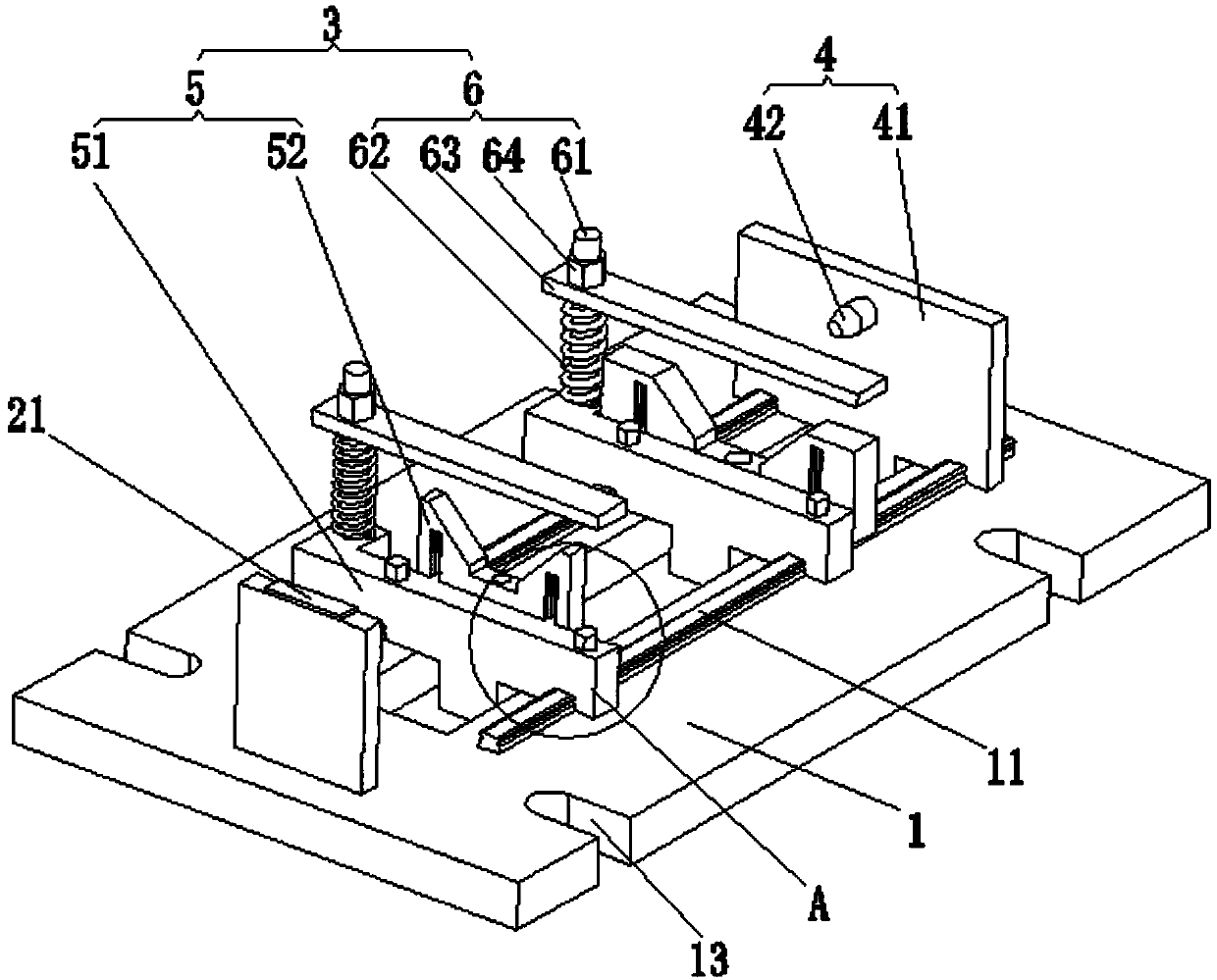 Shaft milling key slot fixture