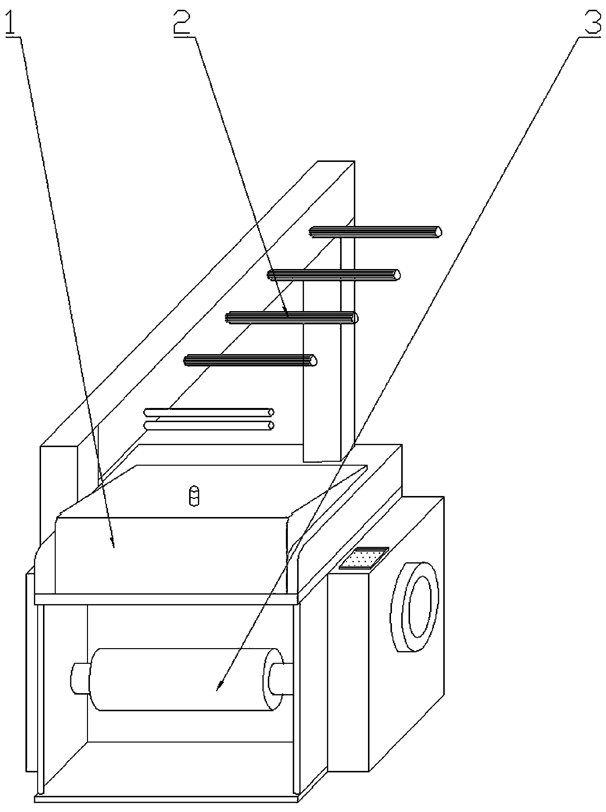 Producing method of rayon acrylic fiber yarn-dyed and blended fabric