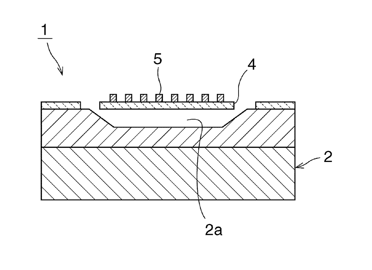 Elastic wave device and manufacturing method for same