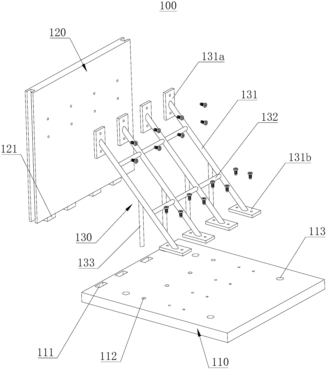 Support structure of foundation pit