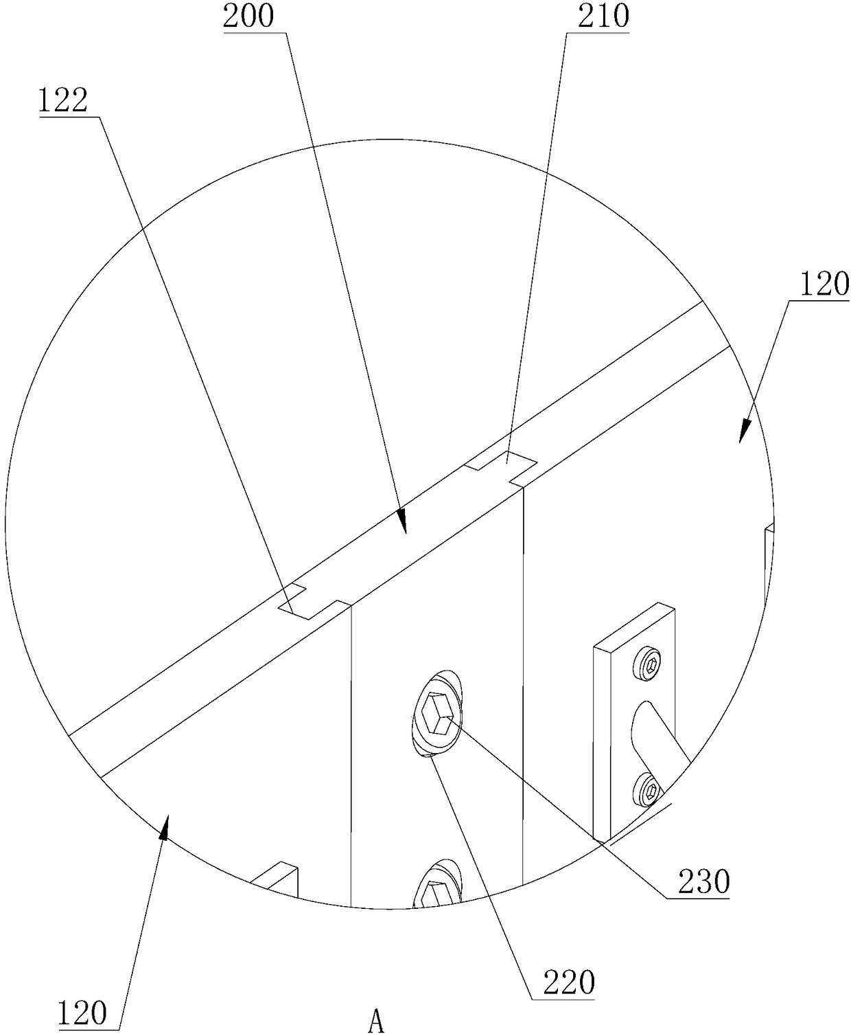 Support structure of foundation pit