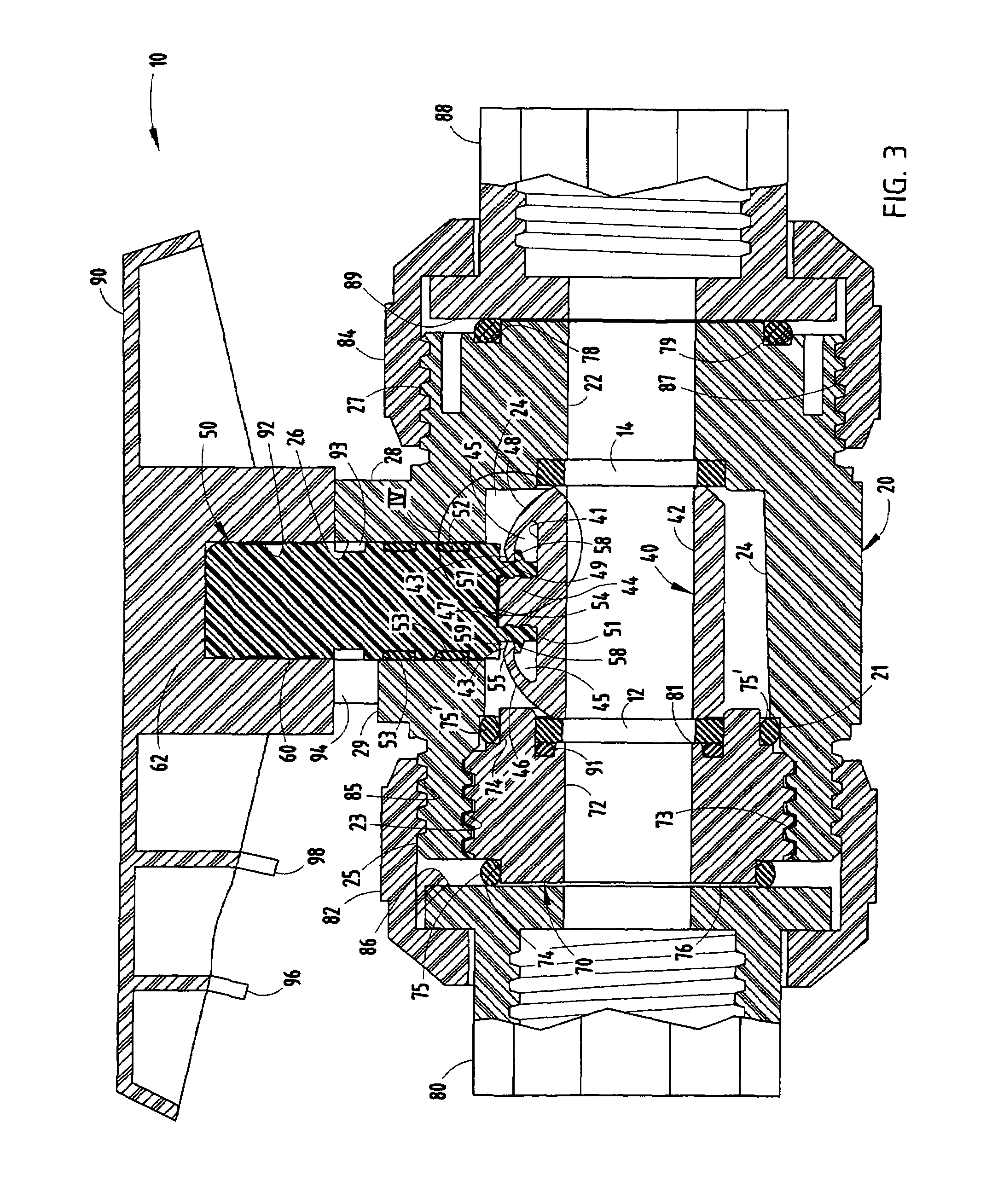 Ball valve with snap-in stem