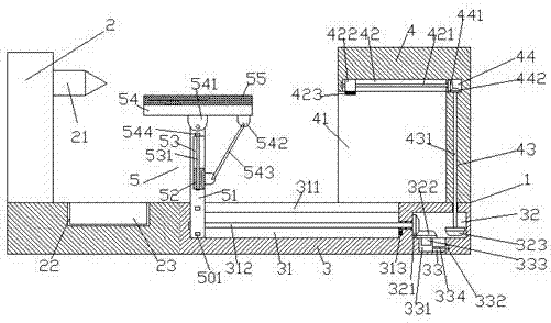 Integrated numerical control carving machine tool