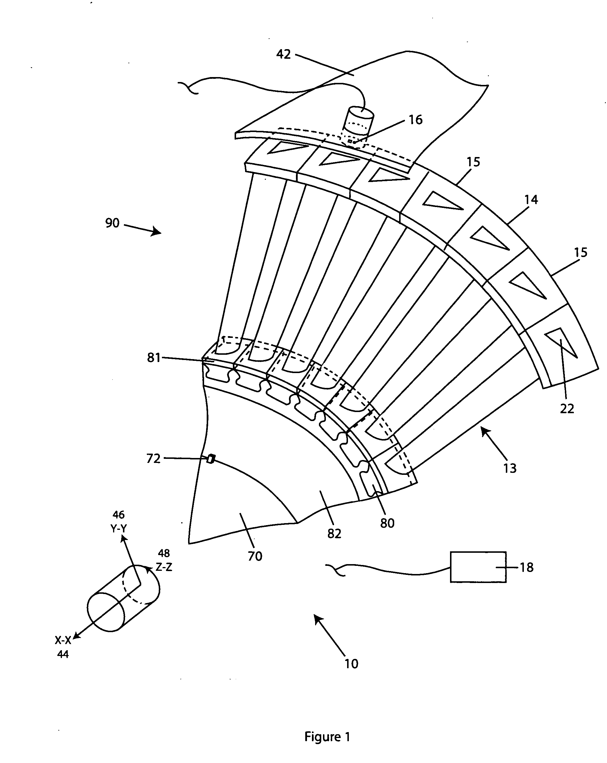 Turbine blade for monitoring blade vibration