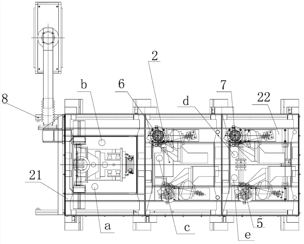 Steel rail ultrasonic on-line detection system and control method thereof