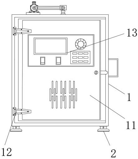 Food nutrition detection box with independent pre-cleaning function