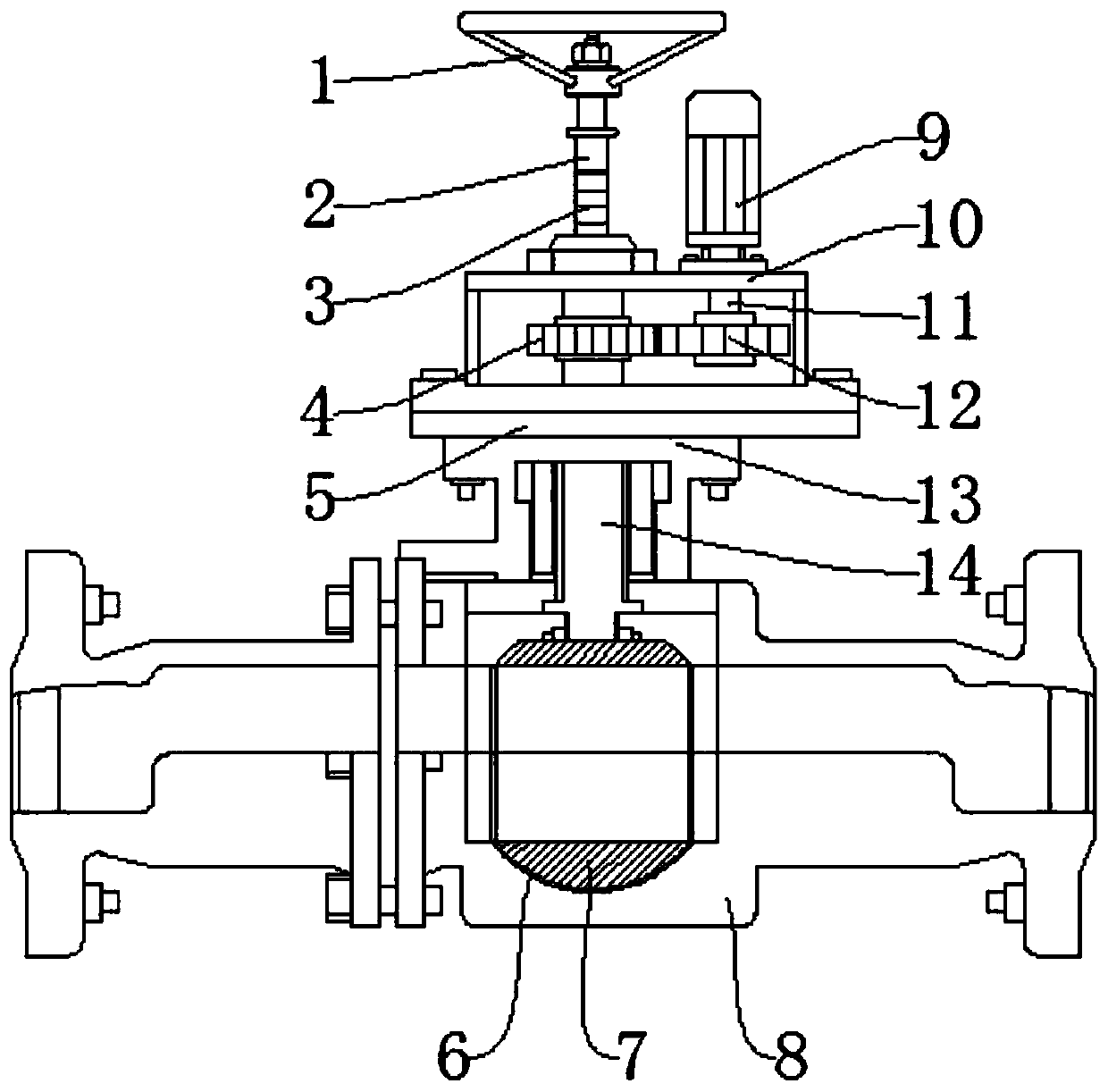 Metal-sealed floating ball valve