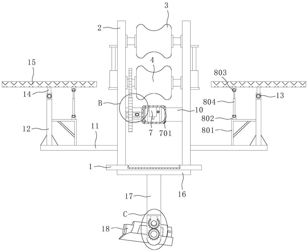 Automatic inspection robot for inspecting power transmission line of photovoltaic power station