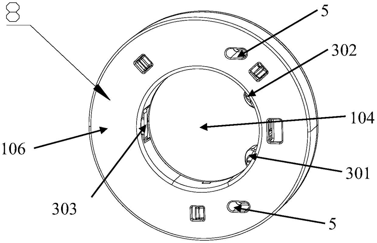 State sensing ring for high-voltage switchgear contact