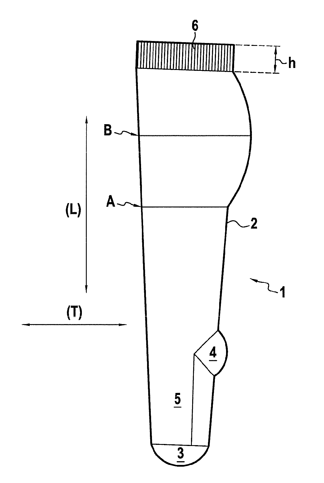 Method for producing a tubular compression item, and item thereby obtained