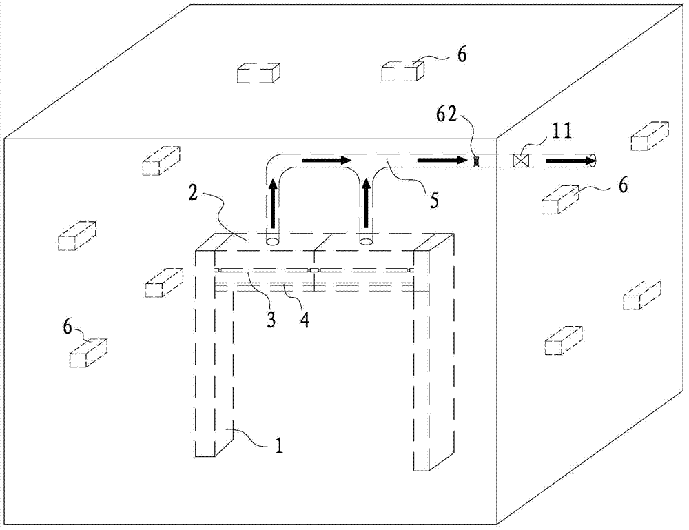 Purification treatment system and treatment method of malodorous gas