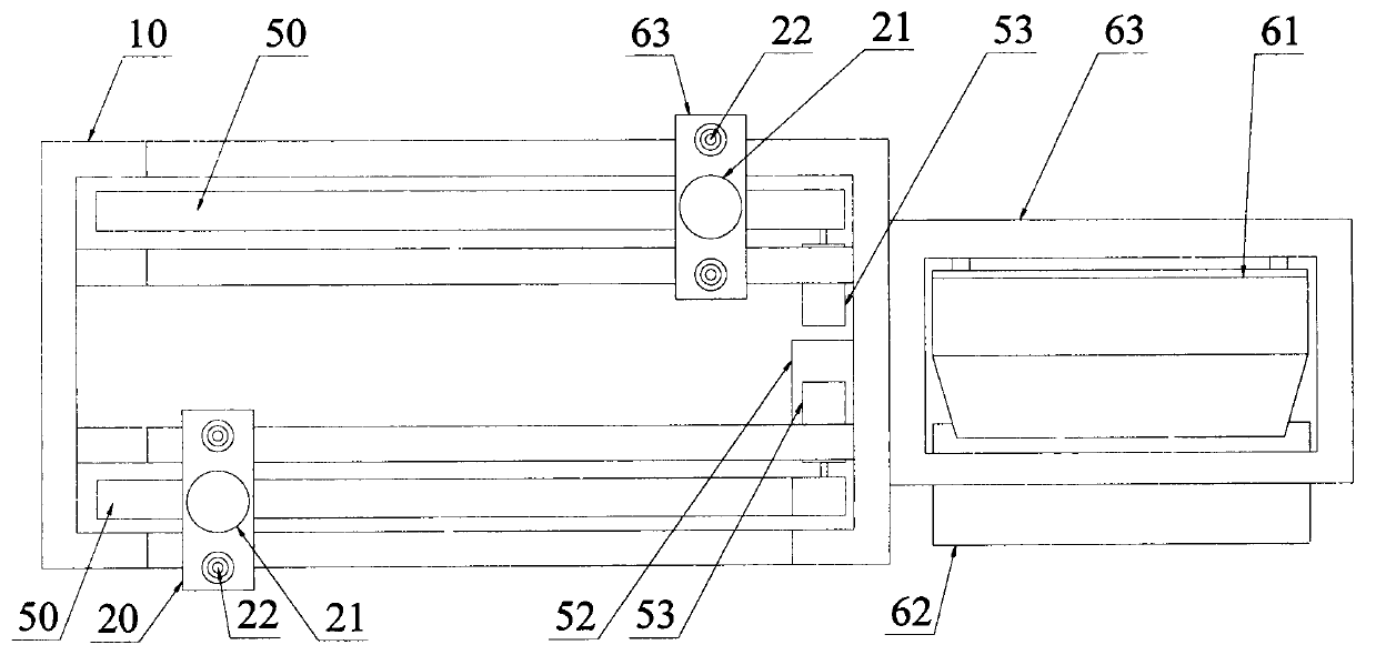 Synchronous on-line automatic pipe cutting device