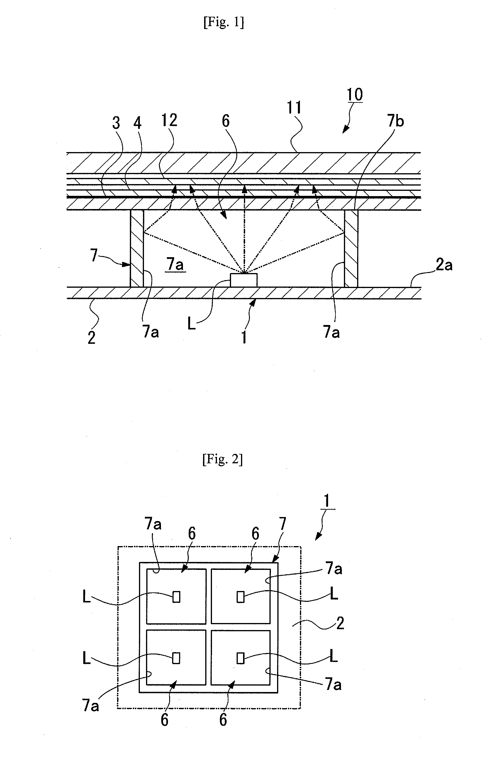 Planar light-emitting device and liquid crystal display apparatus using the same