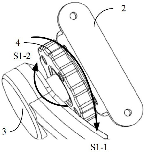 A near-eye virtual display device and a near-eye head-mounted virtual device