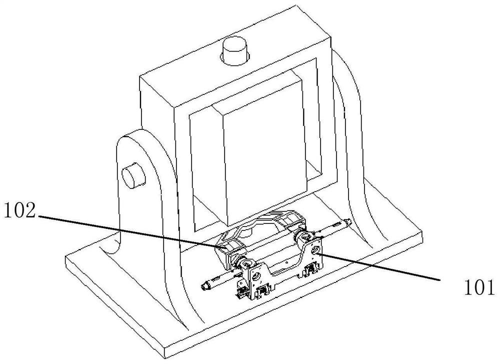 Two-dimensional turntable locking and unlocking device for spacecraft