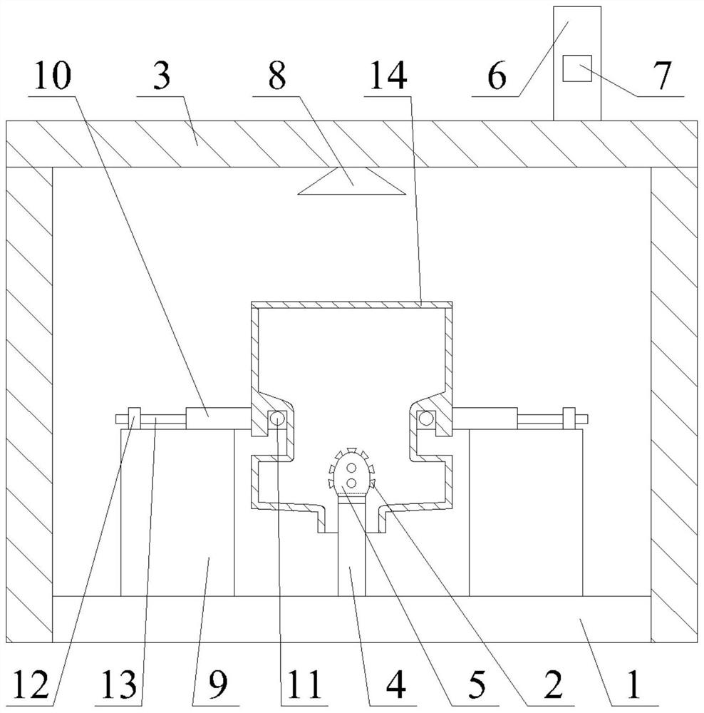 Automatic cleaning device for inner wall of medicine barrel