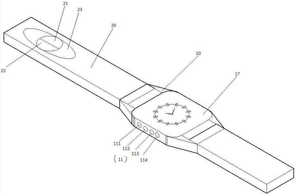 Watch integrated with automobile remote key