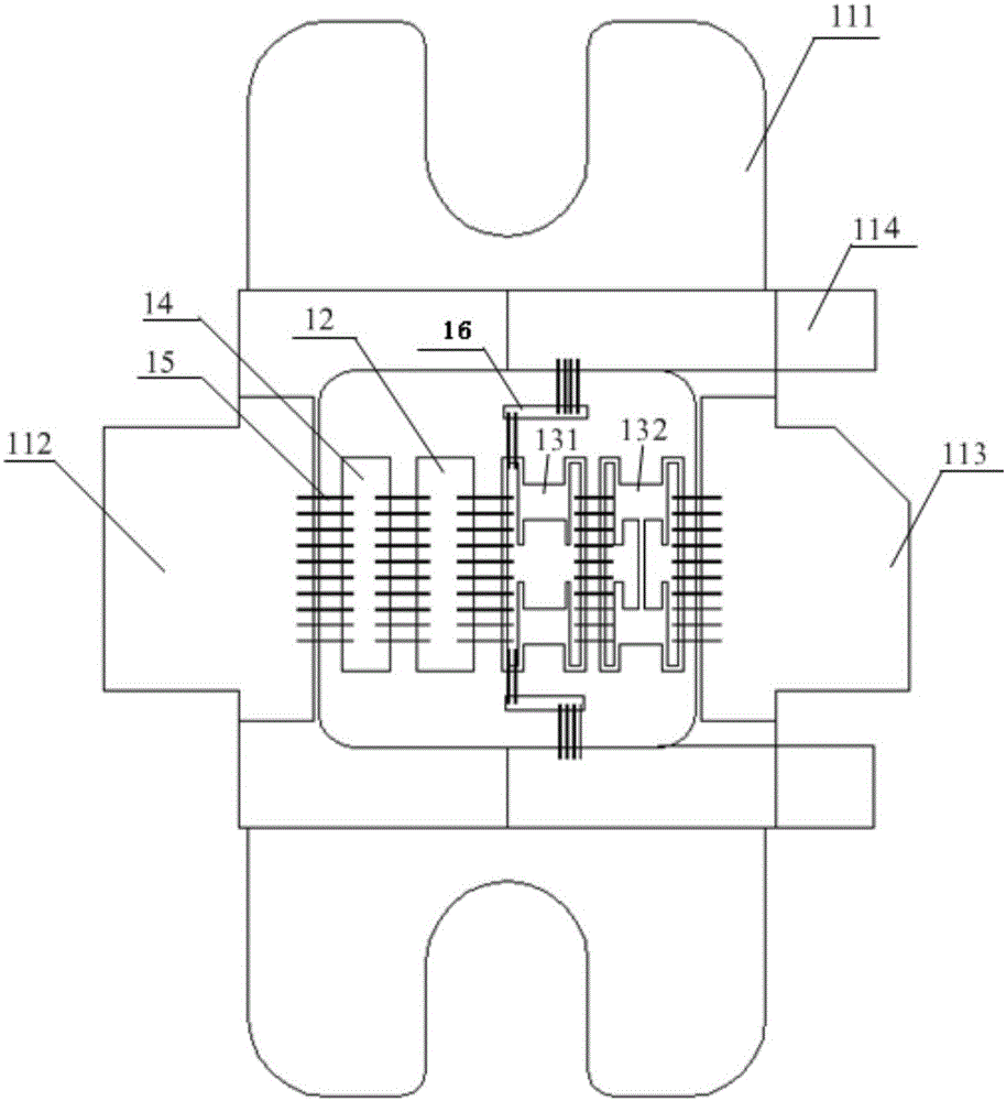 Amplification module suitable for class F or inverse class F power amplifier