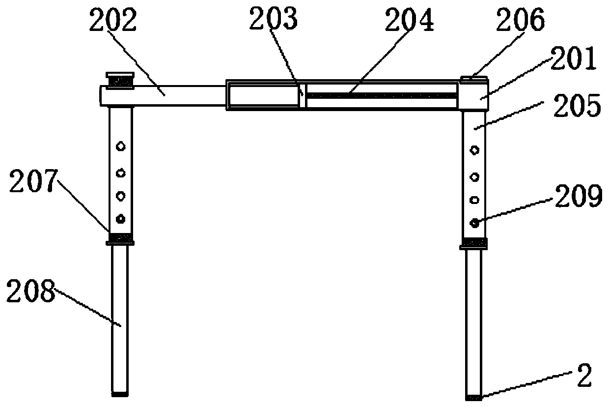 A backpack-type garbage picking device applied to grassland in scenic spots