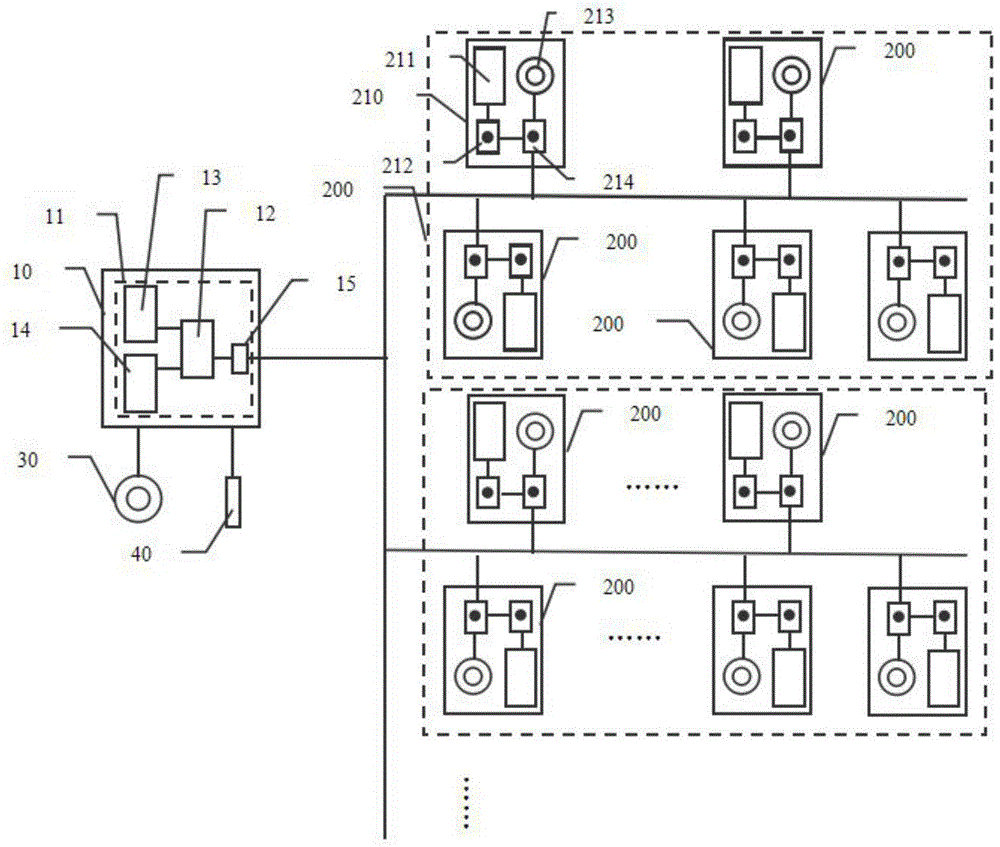 Multi-party real-time intercom system and data flow thereof