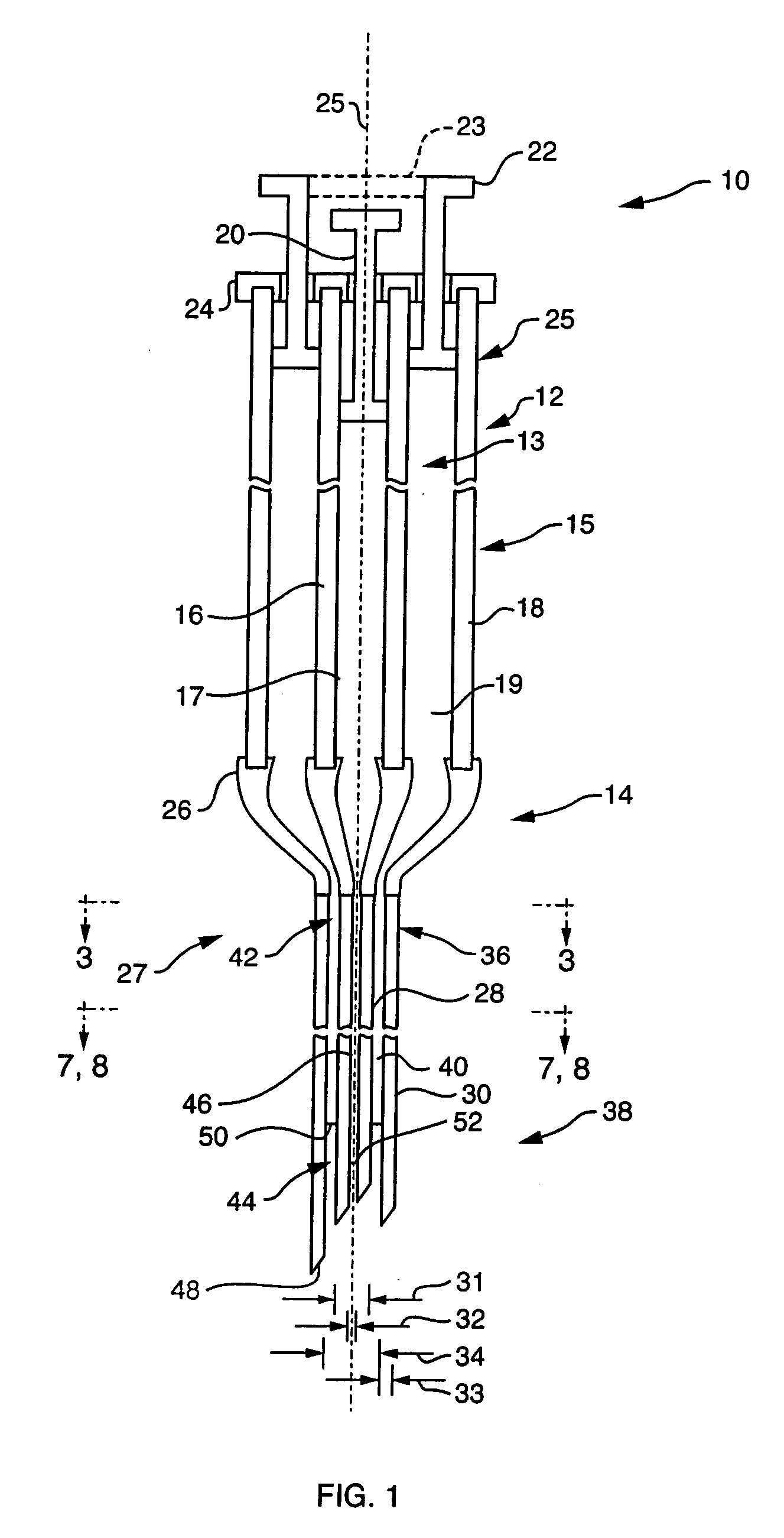 Low-loss multi-lumen injection apparatus