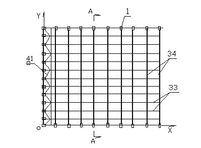 Large-sized closed roof formed by light steel truss arch for building