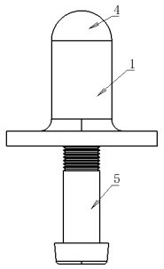 Safe and convenient anti-loosening and anti-pulling nut combination