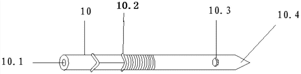 A tubular valve needle needle bottle valve