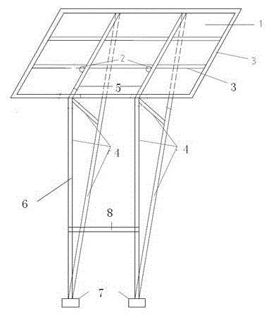 Elevator shaft tool type operation steel platform and manufacturing method thereof