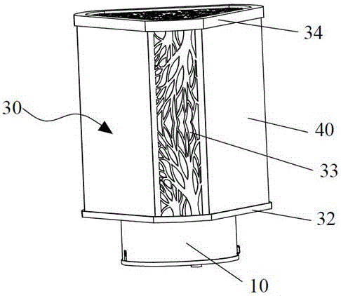 Rotatable relief lamp