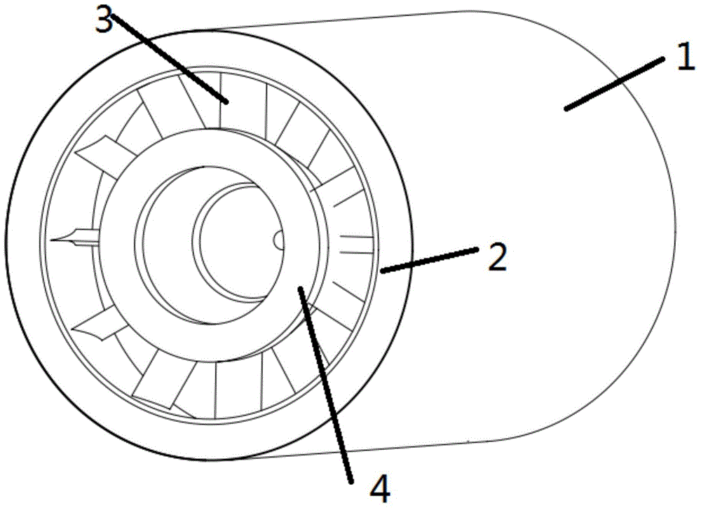 Pre-evaporation type integrated afterburner