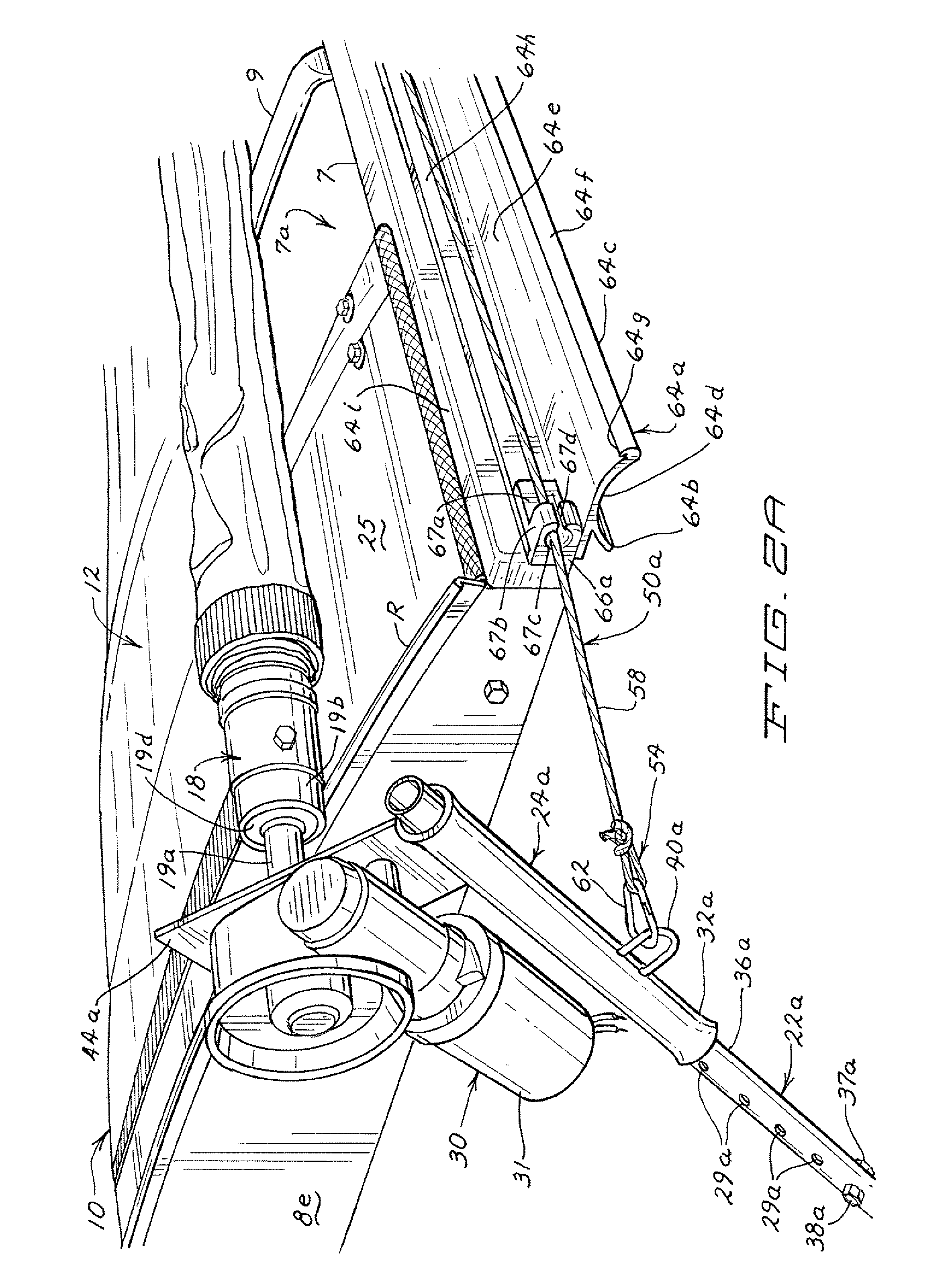 Roll-up tarp apparatus