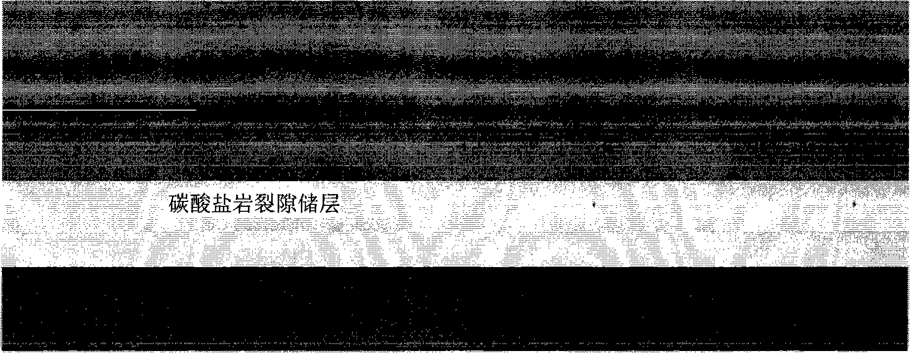 Method for determining carbonate rock hydrocarbon reservoir structure