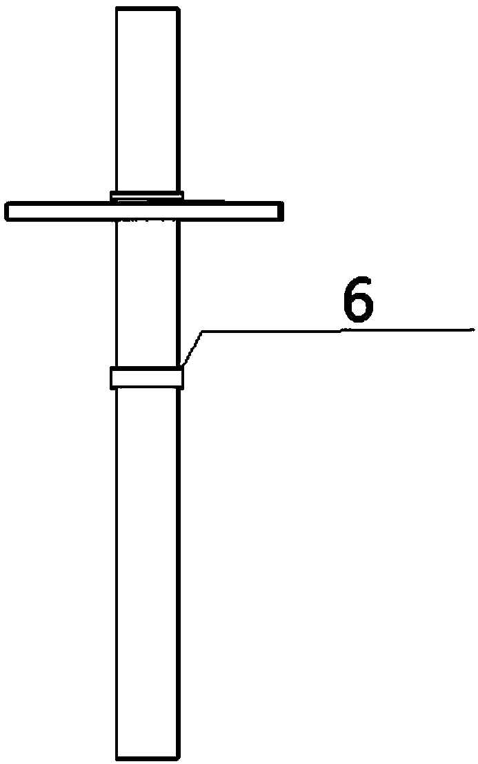 Device for rotary drilling and coring to measure thickness of sediment of pile foundation and construction method